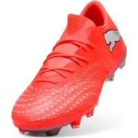 Puma Future 9 Match Fusion Low Cut FG/AG Unleashed - Röd/White/Svart/Silver, storlek 46