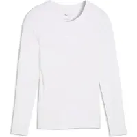 Puma Teamliga26 Baselayer Tee Ls Jr White, storlek 128 cm