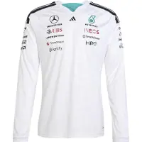 Adidas Mercedes-amg Petronas F1 Team Driver T-shirt Med Lång ärm