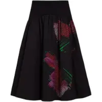 Desigual Kjol neongrön / ljusrosa / röd / svart