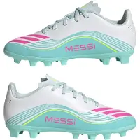 Adidas Sportsko 'F50 Messi Club' azur / neongrön / neonrosa / vit