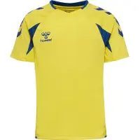 Hummel Core 2.0 Tränings T-Shirt - Gul/Blå Barn, storlek 116 cm