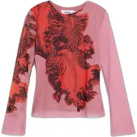 Desigual T-shirt rosa / röd
