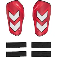 Hummel Benskydd - hmlShin Guards Super Light - Popeian Red - - L - Large - Benskydd