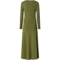 Pepe Jeans för kvinnor. PL9537717 Bibiera grön klänning (M), Casual, Bomull, Lång ärm