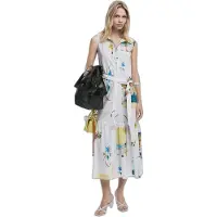 Desigual Skjortklänning blandade färger / vit