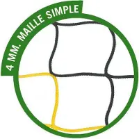 Sporti France 4 Mm Pp Simple Mesh 120 7.50x2.50x0.80x2 M Målnät