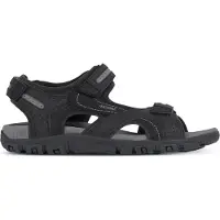 Geox Trekkingsandal 'Uomo Strada' grå / svart