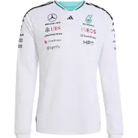Adidas Mercedes-amg Petronas F1 Team Driver Authentic T-shirt Med Lång ärm
