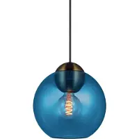 Halo Design Taklampa , BUBBLES, dimbara, Blå, Vardagsrum, Glas, Design
