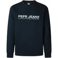 Pepe Jeans för män. PM5800029 Sweatshirt Matthew marinblå (XL), Casual, Bomull, Marino