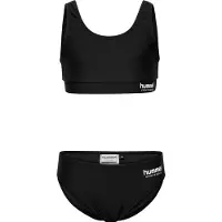 Hummel Sportbadkläder 'JR Solid' svart / vit