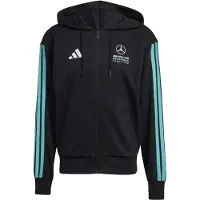 Adidas MERCEDES - AMG PETRONAS FORMULA 1 TEAM DNA FULL ZIP HUVTRÖJA, storlek Large
