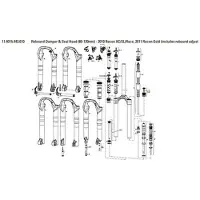 RockShox Recon Xc/sl/race 80/120 Mm Gaffel Fjäder Tätning