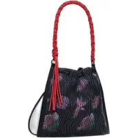 Desigual Ryggsäck grön / rosa / svart / vit