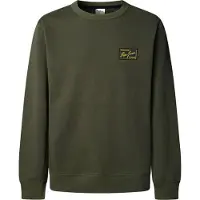 Pepe Jeans för män. PM5800139 Sweatshirt Soren olivgrön (XL), Casual, Bomull