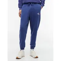 Tommy Hilfiger Byxa 'Signature Logo Cuffed' marinblå