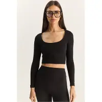 Bianco Grundläggande Crop Top