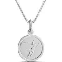 Top Gold silver Oxen horoskop hängsmycke med kedja 45cm 32 5705 0000