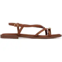 Xti för kvinnor. 14535802-CAMEL Sandaler 145358 brun (36), Karta, Spänne, Casual, Deportivo, Klassisk