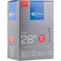 Schwalbe -slang 28 SV18 28/44-622 ventil extralight (gruscykel) vikt 105g.