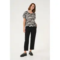 Kaffe Blus 'KAAmber' svart / off-white