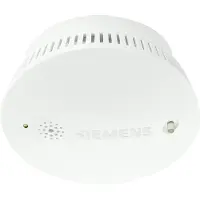 Siemens rökdetektor/rökvarn SD230N titanvit för 230V med 9V batteribackup