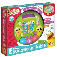 Lisciani Animaux - Mini table éducative - CAROTINA BABY - Découverte des animaux, sons et mélodies