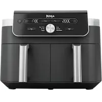 Ninja DualZone airfryer med extra kapacitet på 9,5 liter och 2 lådor – i Grå | DZ901EU | av SharkNinja