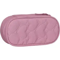 Beckmann Pennfodral - Sport Junior - Vadderad Hearts - Rose - - One Size - Pennfodral