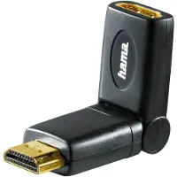 Hama Adapter HDMI Rotation Hona-Hane Guld Svart