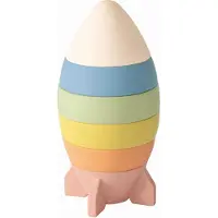 Kinder and Kids Stapeltorn - Raket - - One Size - Stapelleksaker