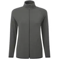 Signature Fleecejacka utan tagg med dragkedja i microfleece för damer/damer (Kol)