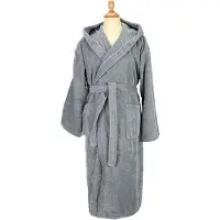 Artg Robe med huva för damer/damer (Antracitgrått)