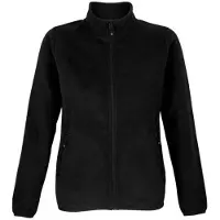Sols Dam Factor Zip-Fleecejacka (Svart)