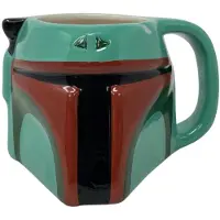Star Wars Skulpterad Boba Fett Mugg (Grön/Röd)