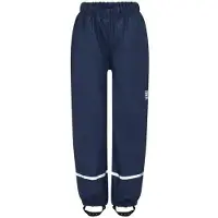 Lego Wear Regnbyxor m. Fleece - PU - LWPowai - Marinblå - - 4 år (104) - Regnbyxor