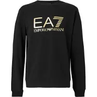 EA7 för män. 7M002278_AF22266 Sweatshirt Core svart (M), Casual, Bomull