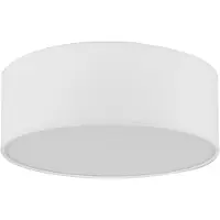 TK Lighting Taklampa Rondo , dimbar, Vitt / opal, Sovrum, Textil / tyger / siden, Modern, Taklampa