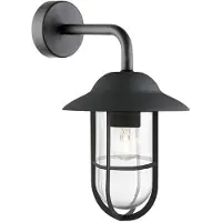 Searchlight Vägglampa utomhus Toronto, dimbar, Svart, Metall, Utomhusvägglampa