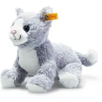 Steiff Soft Cuddly Friends Cat Cassie isblå/vit, 26 cm