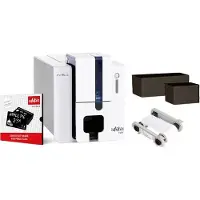 Evolis Edikio Flex ensidig 12 punkter/mm (300dpi) USB & Ethernet kit (USB) kortskrivare, ensidig termotransfer (färgsublimering), upplösning 300dpi, max 390 kort/timme