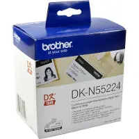 Brother DK-N55224 etiketter | svart text - vit etikett | 54mm x 30.48m (original)