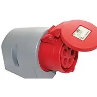 Pce CEE vägguttag 16A 4P - 6h, IP44