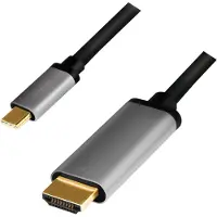 Ginza.se LogiLink: USB-C till HDMI Kabel 4K/60Hz 1,8m Aluminium