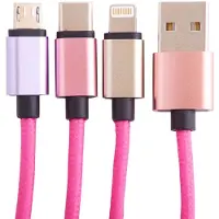 Lazerbuilt USB-kabel Kaku Squishmallows 3-i-1 laddkabel (1,2 m) Lola