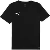 Puma T-shirt - TeamRISE Matchdag - Svart m. Vit - - 8 år (128) - T-shirt