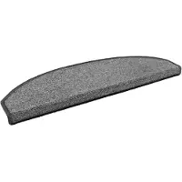 vidaXL Självhäftande trappmattor 15 pcs Mörkgrå 80 x 24,5 x 3,5 cm