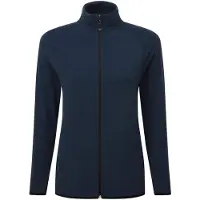 Signature Fleecejacka utan tagg med dragkedja i microfleece för damer/damer (Marinblått)