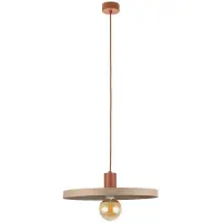 TK Lighting Hänglampa Sila , dimbar, Creme / bärnsten, Vardagsrum / matsal, Metall, Modern, Pendellampa